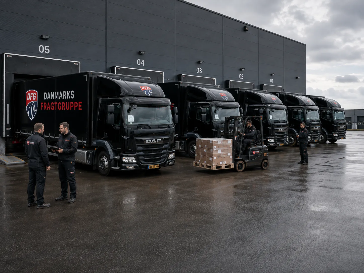 Konceptvisualisering: Distribution og pallegods